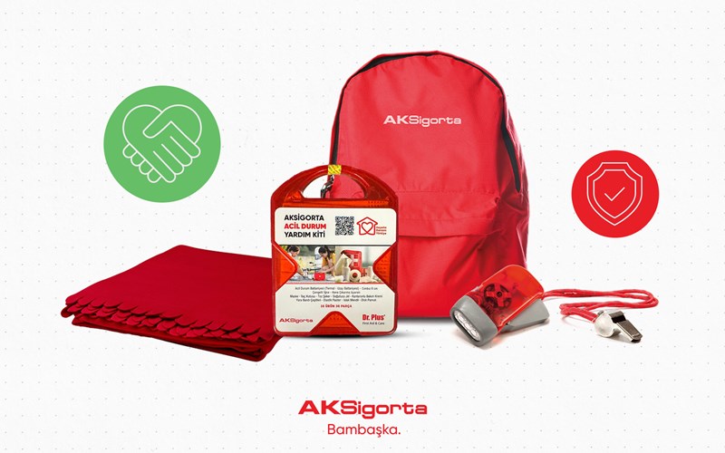 Aksigorta’dan İlk Kez Konut Sigortası Yaptıran Müşterilere Deprem Çantası Hediye