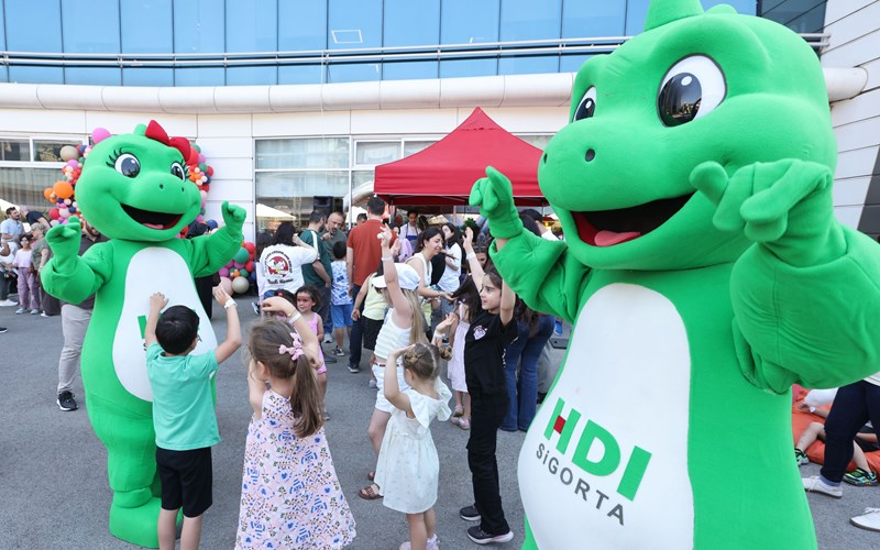 HDI Sigortalı Minikler çocuk şenliğinde buluştu