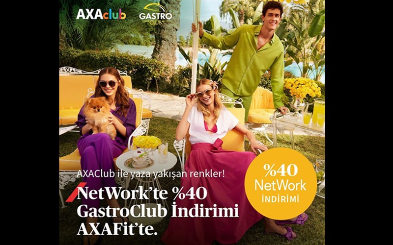 Network’te %40 GastroClub indirimi AXAFit’te