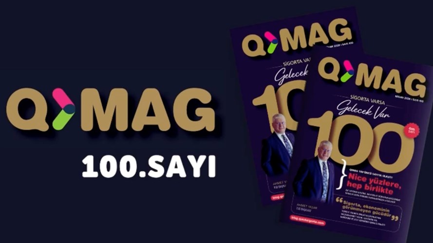 Quick Sigorta’nın sektörün nabzını tutan lifestyle dergisi QMAG, 100. sayısına ulaştı.